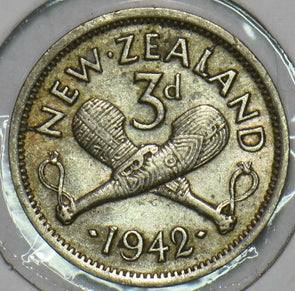 New Zealand 1942 3 Pence 196446 combine shipping