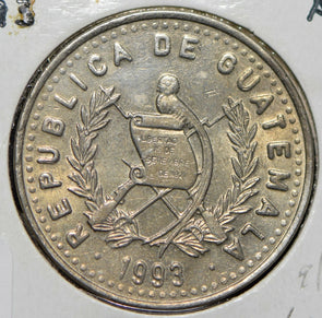 Guatemala 1993 25 Centavos Quetzal animal  900714 combine shipping