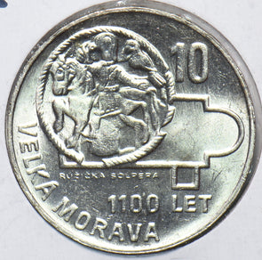 Czechoslovakia 1966 10 Korun Lion animal 240074 combine shipping