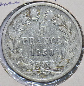 France 1838 5 Francs 293603 combine shipping