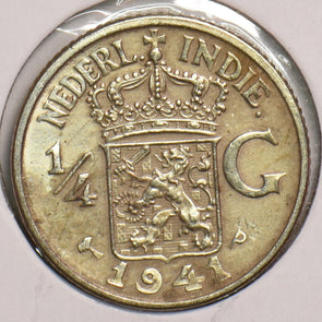 Netherlands East Indies 1941 P 1/4 Gulden 199205 combine shipping