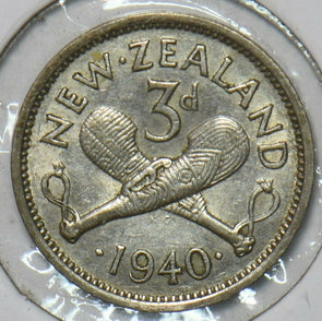 New Zealand 1940 3 Pence 152357 combine shipping