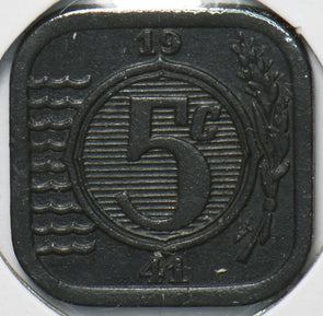 Netherlands 1941 5 Cents 193364 combine shipping