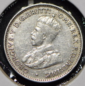 Australia 1935 3 Pence Kangaroo animal Emu  191346 combine shipping