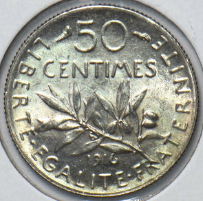 France 1916 50 Centimes 294312 combine shipping