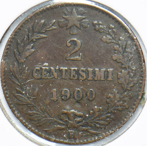 Italy 1900 2 Centesimi Umberto I 902273 combine shipping