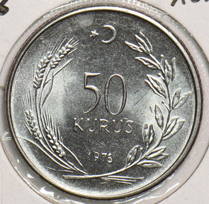 Turkey 1976 50 Kurus 198987 combine shipping