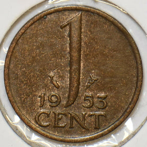 Netherlands 1953 Cent 903930 combine shipping
