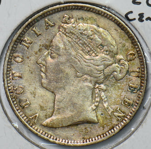 Straits Settlements 1900 20 Cents 490808 combine shipping