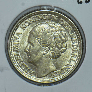 Netherlands 1944 25 Cents 1/4 Gulden 291396 combine shipping