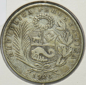 Peru 1926 1/2 Sol 295722 combine shipping