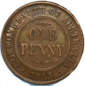Australia 1915 Penny Georgivs V 490385 combine shipping