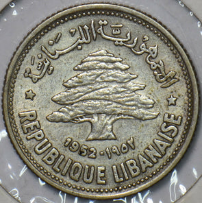 Lebanon 1952 50 Piastres 151243 combine shipping