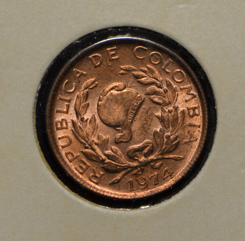 Colombia 1974 Centavo  290310 combine shipping