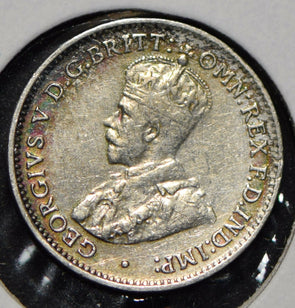 Australia 1936 3 Pence Kangaroo animal Emu  292012 combine shipping