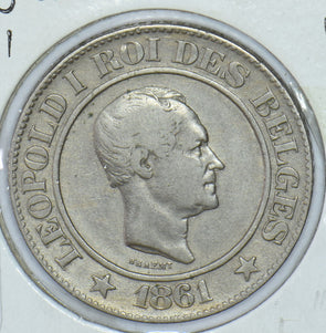Belgium 1861 20 Cents Lion animal  290371 combine shipping