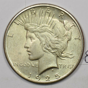 1925 Peace Dollar Silver MS + (? UNC) U0261