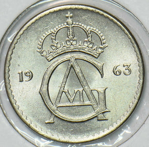 Sweden 1963 25 Ore 197045 combine shipping