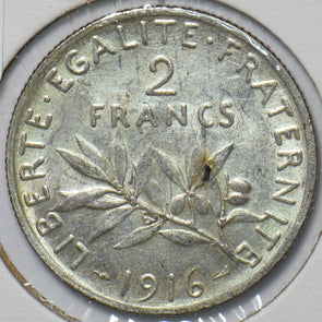 France 1916 2 Francs 294231 combine shipping