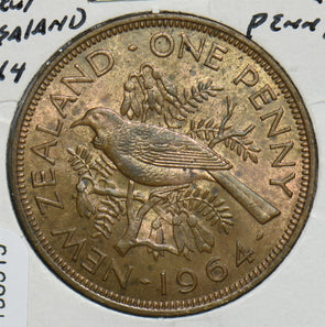 New Zealand 1964 Penny Tui Bird 198919 combine shipping