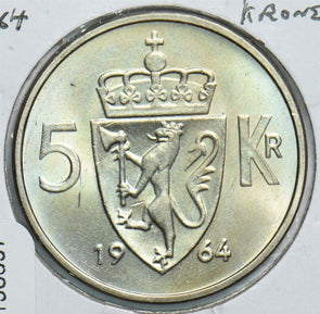 Norway 1964 5 Kroner 198597 combine shipping