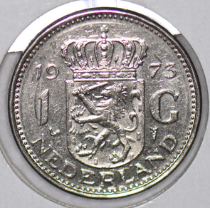 Netherlands 1973 Gulden Lion animal  900417 combine shipping