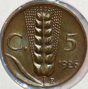 Italy 1926 5 Centesimi 151386 combine shipping