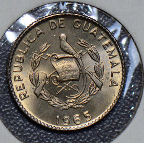 Guatemala 1965 5 Centavos bird animal Gem BU tree G0041 combine shipping