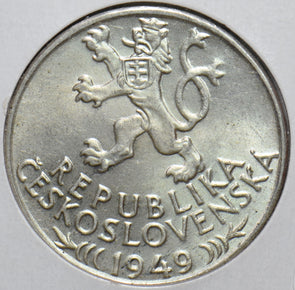 Czechoslovakia 1948 100 Korun Lion animal 240062 combine shipping