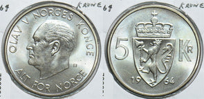 Norway 1964 5 Kroner 198562 combine shipping