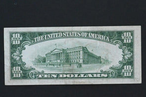US 1934 C $10 VF Federal Reserve Notes L12 RN0098 combine shipping
