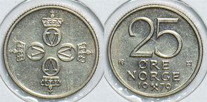 Norway 1979 25 Ore UNC 904718 combine shipping