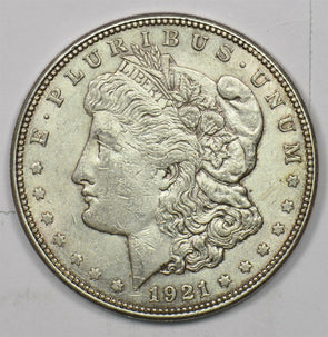 1921-D Morgan Dollar Silver AU/ UNC U0306