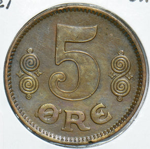 Denmark 1921 5 Ore 198266 combine shipping