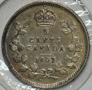 Canada 1907 5 Cents 196277 combine shipping