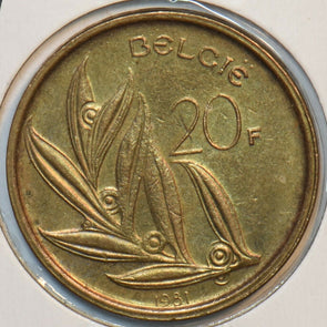Belgium 1981 20 Francs 903513 combine shipping