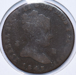 Spain 1843 8 Maravedis Lion animal 902549 combine shipping