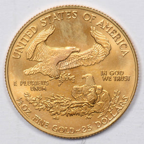 1986 25 Dollars gold 1/2oz Gold Eagle GL0261 combine shipping
