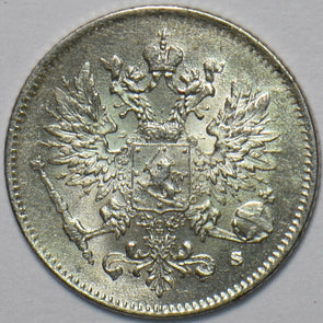 Finland 1917 25 Pennia Eagle animal 294474 combine shipping