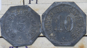 Germany 1917 5/10 Pfennig Mainz 293085 combine shipping
