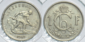 Luxembourg 1952 Franc 153924 combine shipping