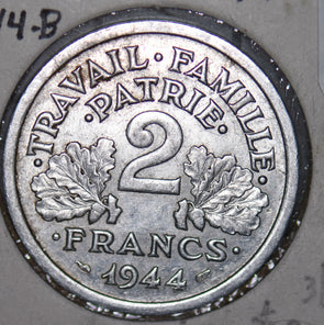 France 1944 B 2 Francs  290034 combine shipping