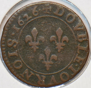 France 1626 Double Tournois 194177 combine shipping