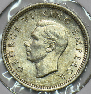 New Zealand 1944 3 Pence 297586 combine shipping