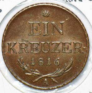 Austria 1816 A Kreuzer Eagle animal 490361 combine shipping