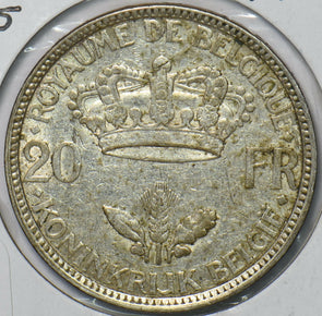 Belgium 1935 20 Francs 195412 combine shipping