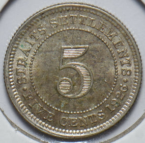 Straits Settlements 1926 5 Cents 490159 combine shipping