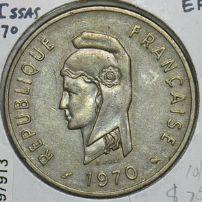 French Colonies 1970 100 Francs Camel animal Afars & Issas 297913 combine shippi