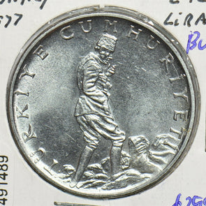 Turkey 1977 2 1/2 Lira BU 491489 combine shipping