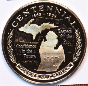 1969 Medal Proof Wayne, Michigan. Centennial 293927 combine shipping